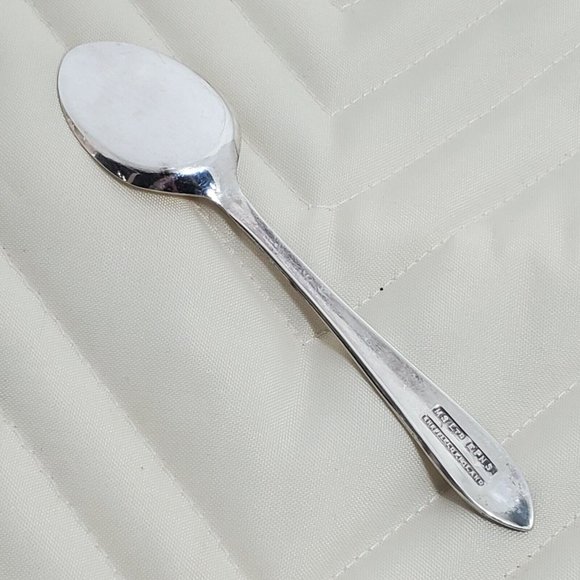 Loxley by Maurice Stables Ltd EPNS Jelly Spoon Sheffield England mid century 5" - Picture 9 of 9